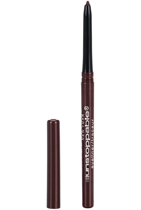 Maybelline Unstoppable Waterproof Mechanical Brown Eyeliner Pencil, Easy to Apply, Smooth Glide, Up to 24 Hour Wear, Cinnabar