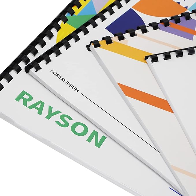 Rayson SD-1501A21 Binding Machine with Combs Set - 21 Hole / 200 Sheets Comb Binder for Punching or Binding