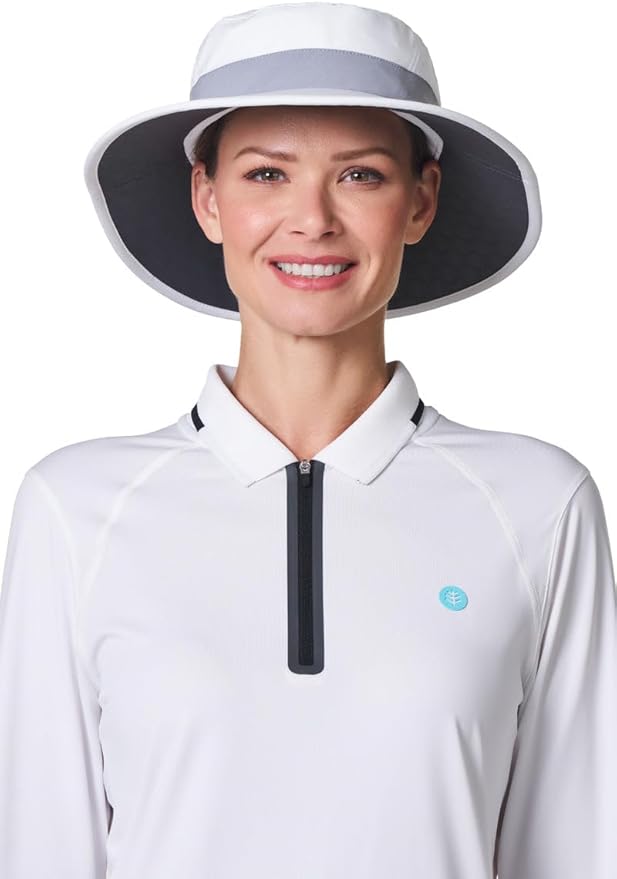 Performance Golf Hat with Wide Brim - UPF 50+ Sun Protection - Fore Golf