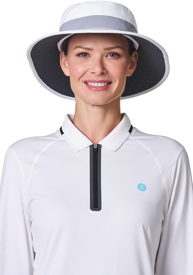 Performance Golf Hat with Wide Brim - UPF 50+ Sun Protection - Fore Golf