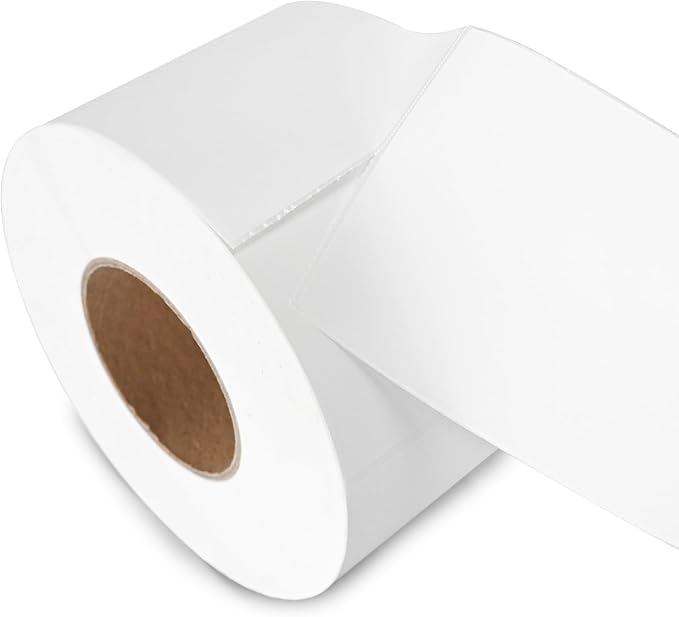 L LIKED Direct Thermal Labels 4"x 6" (1 Rolls, 1000 PCS) - for 3" Core Industrial Printers Address & Shipping Labels-White Perforations (Commercial Grade)