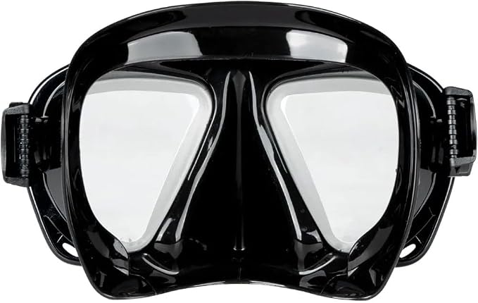 Hyperopia Diving Mask, +2.0 to +5.0 Farsighted Presbyopia Snorkel Mask, Tempered Glass Lens, Anti-Fog Leakproof Silicone Seal for Men Women Underwater Vision