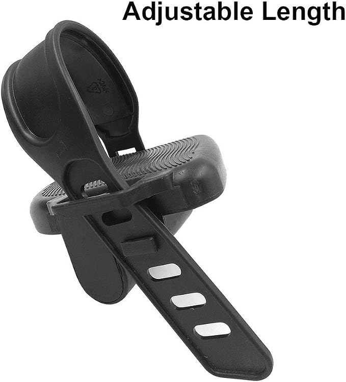 Exercise Bike Pedal Straps, Heavy Duty Adjustable Length Universal Pedal Strap Fits Most Bike Pedals Exercise Bike Bicycle Cycle for Home or Gym