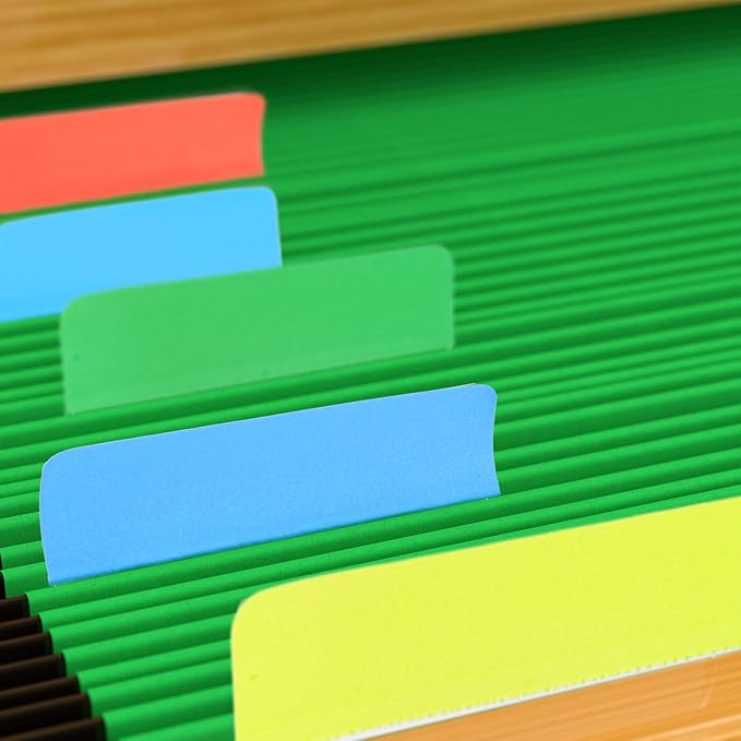 Jovitec 800 Pcs 40 Sets Sticky Tabs 2 Inch Colored Index Tabs Writable and Repositionable Labels for File Folders Books Reading Notes Classify File(Novelty Colors)