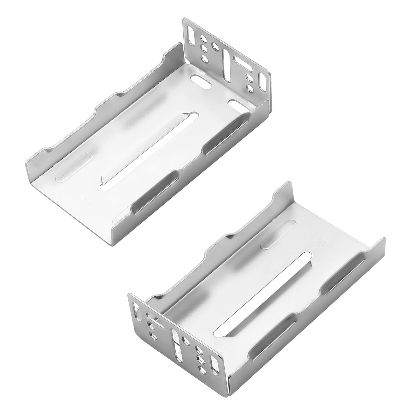 Probrico 10 Pairs Rear Mounting Brackets for Drawer Slides, Cabinet Drawer Sockets Brackets for Face Frame Cabinets for 1.77 inch (45mm) Width Drawer Gildes