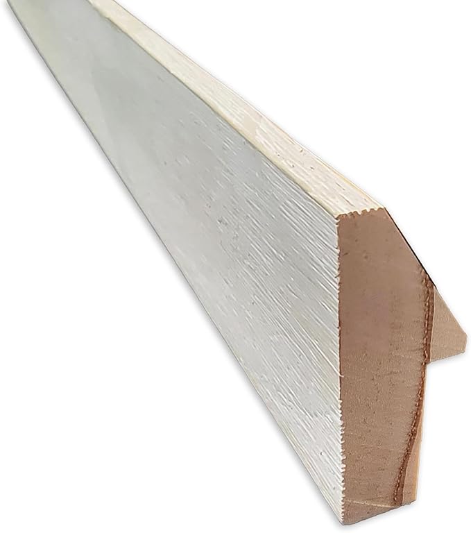 Amanti Art Natural Cork Board for Wall, 21x49 Vision Board with White Frame, Oversize Corkboard Office Decor for Home Organization, Modern Corkboard Pinboard to Display Items for Home Organization in