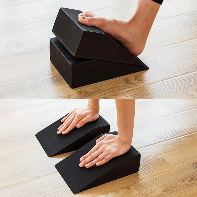 StrongTek Balance Pad & Yoga Wedge Kit – Core Rehab, Wrist Relief, and Flexibility Training