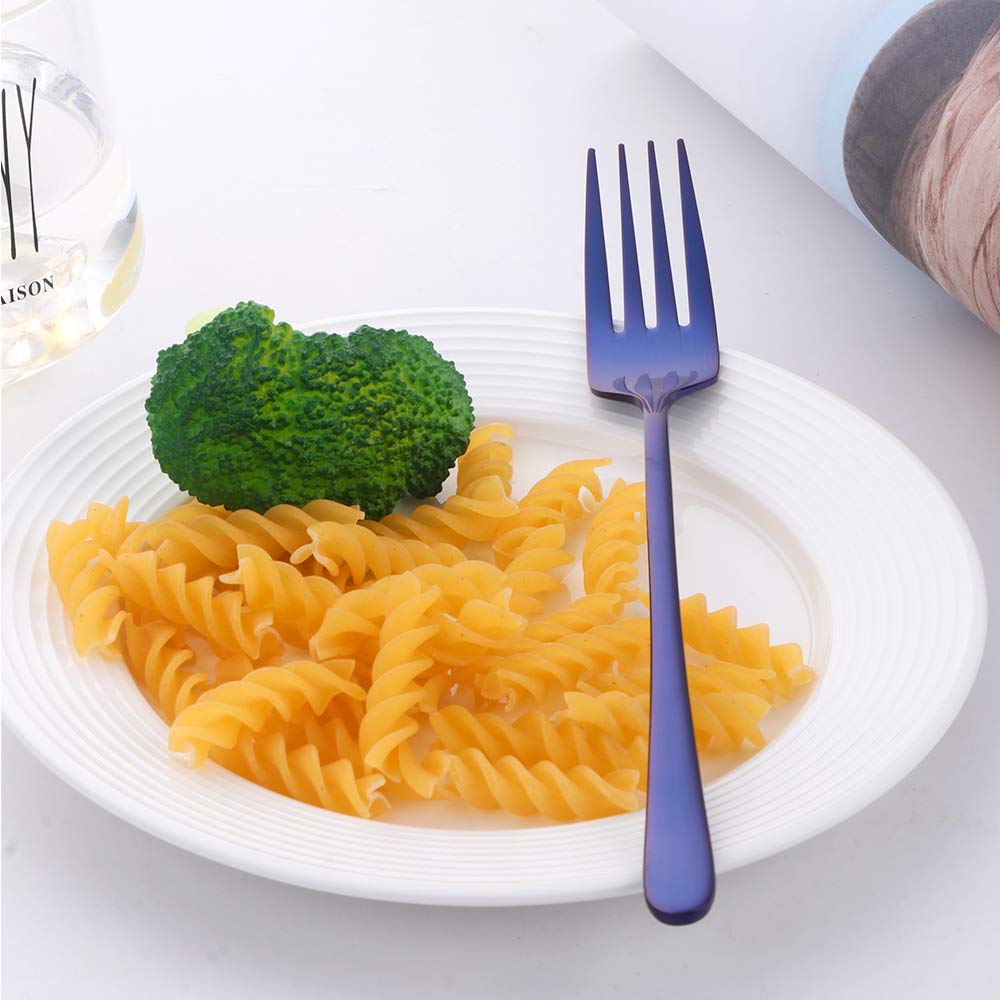 Dycica 18/10 Stainless Steel Dinner Froks, 8.5 inch, Set of 9