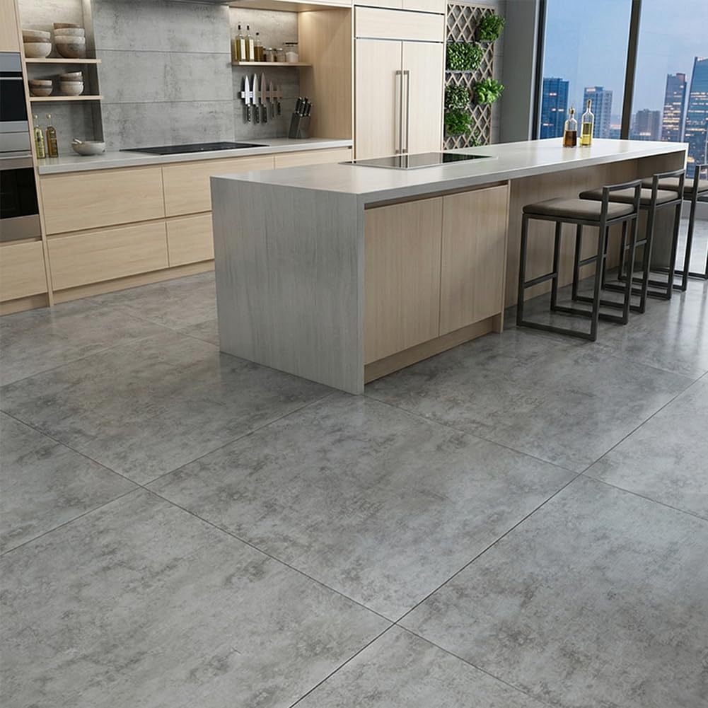 Norine Peel and Stick Floor Tile 12 x 12 Inch Self Adhesive Marble Vinyl Flooring Tile Waterproof Removable Sticker Tiles for Bedroom Bathroom Kitchen, 20 Pack