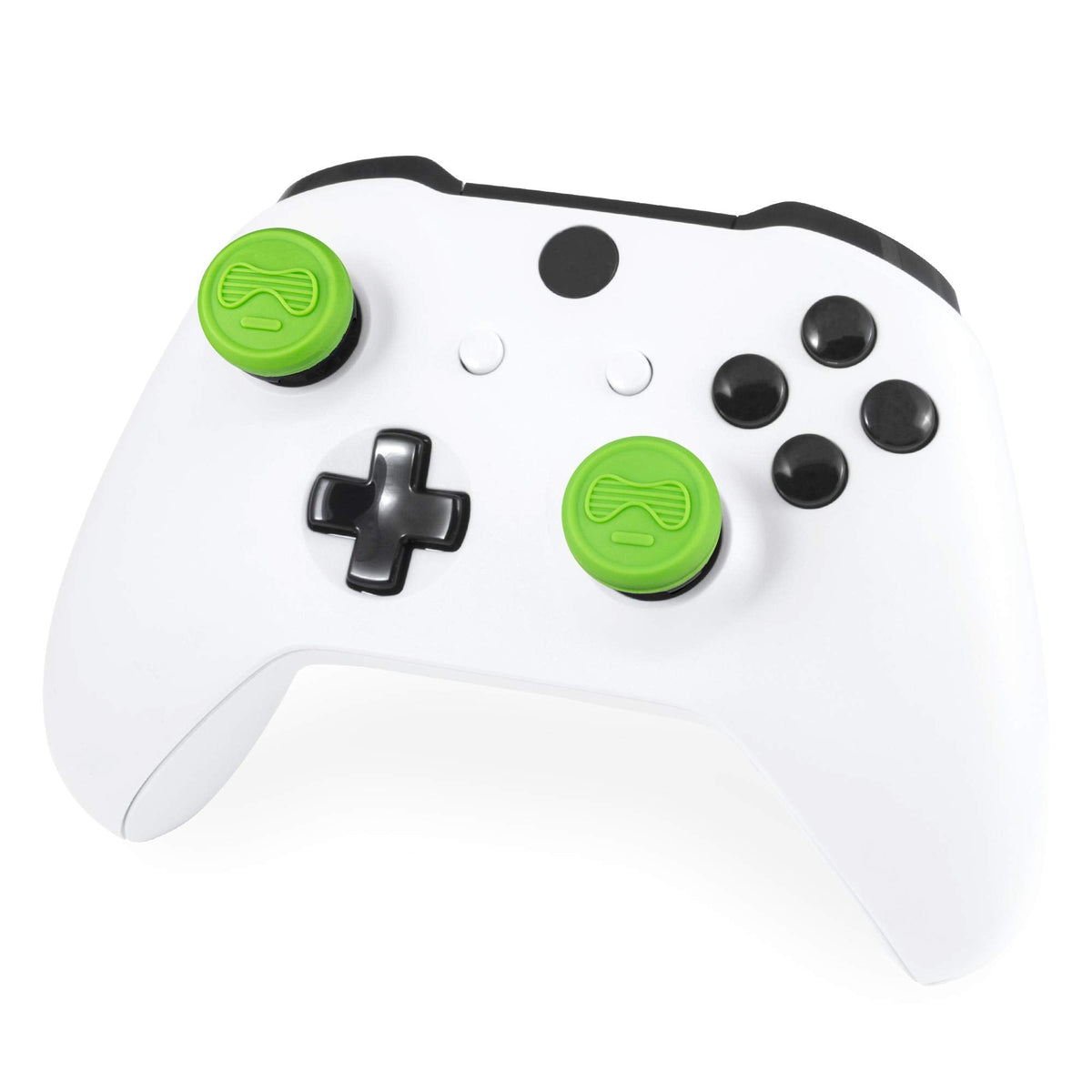KontrolFreek Icon X Performance Thumbsticks for Xbox One and Xbox Series X | 2 Mid-Rise Convex | Green