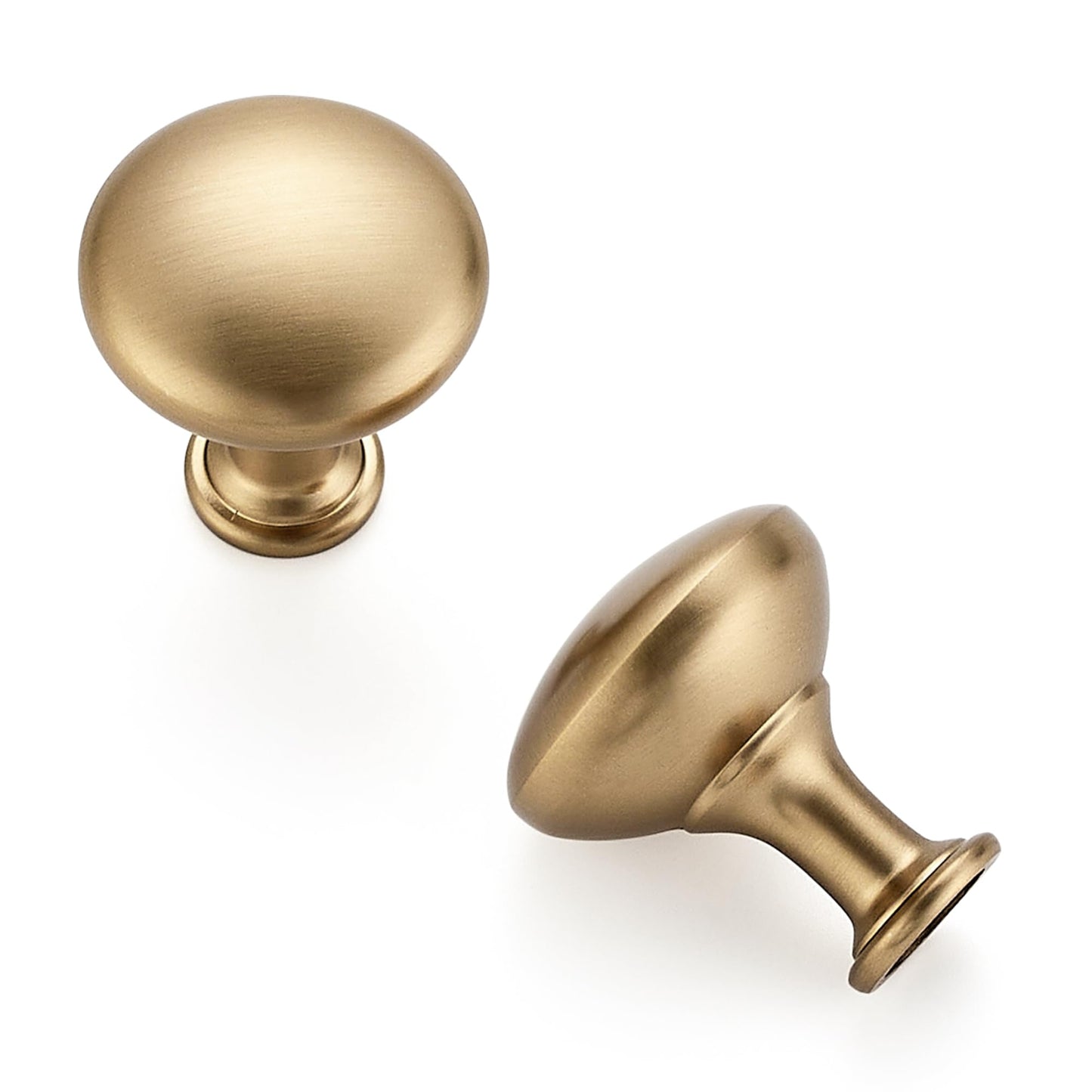 Ravinte 30 Pack 1 Inch Diameter Champagne Bronze Mini Round Solid Kitchen Cabinet Knobs Drawer Pulls for Dresser Closet Door Knobs Drawer Cabinets