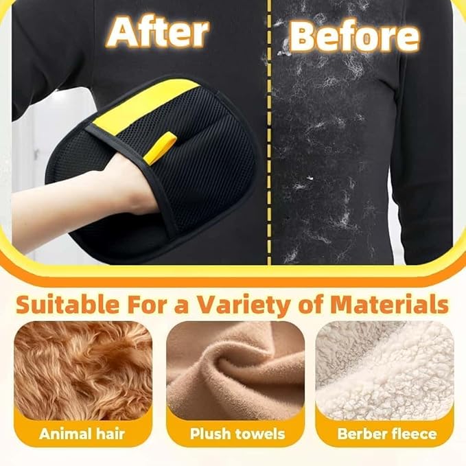 Pet Hair Removal Glove Reusable Electrostatic Gloves Pet Hair Remover for Cats Dogs Carpet Couch 2025 New Grooming Glove Tool（1PCS）