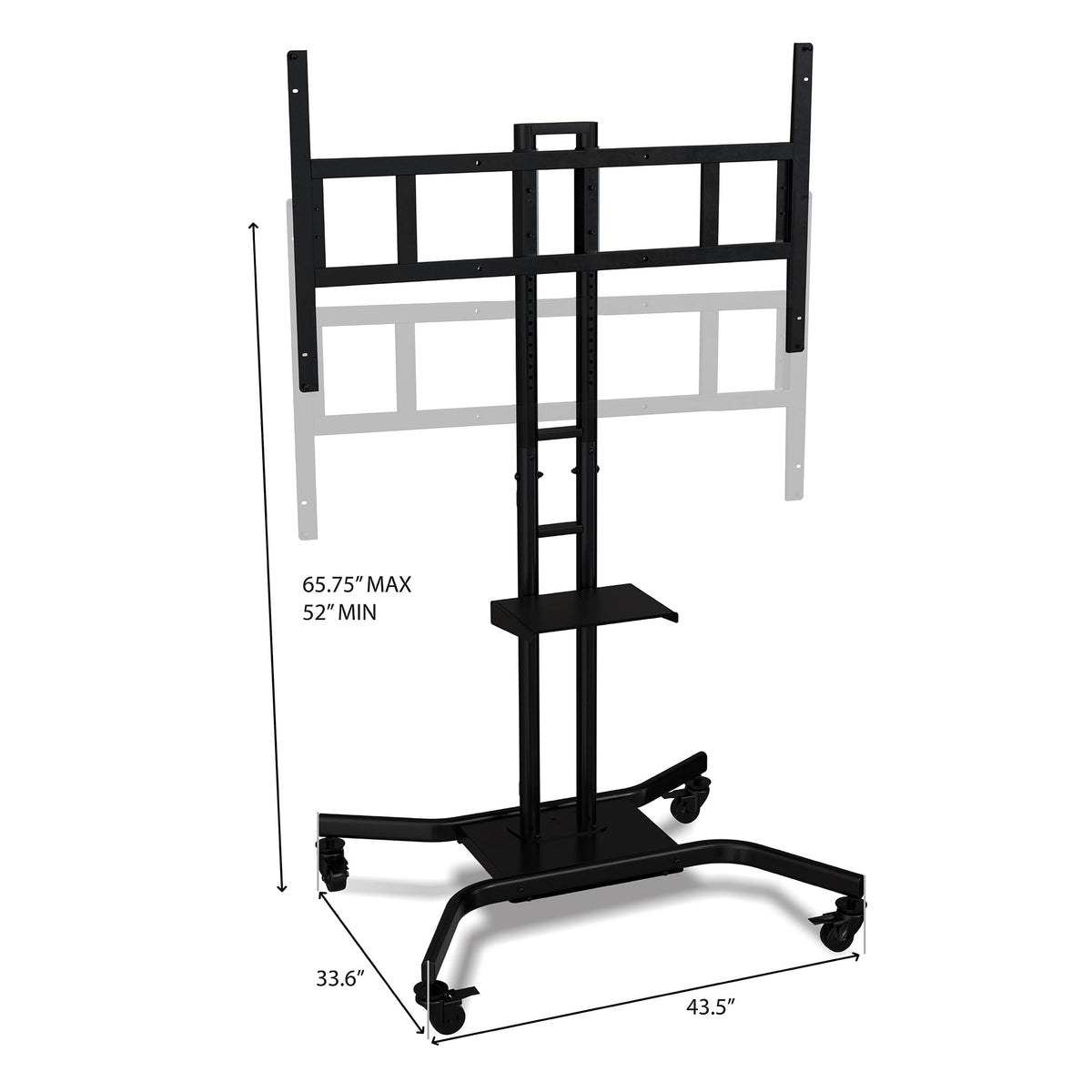 Storm Shell Ourdoor Rolling Cart for Storm Shell TV Enclosures