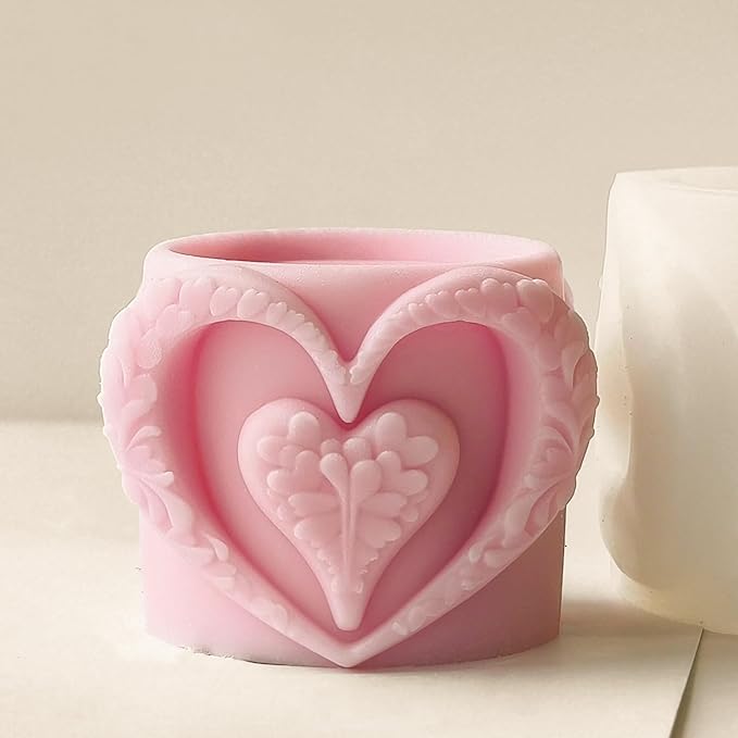 Heart Resin Mold Heart Mold Heart Cup Mold Cup Resin Mold Animal Resin Mold Resin Casting Mold Resin Making Molds Silicone Mold for Candle Home Decorate Mold 3D Animal Mold Candle Making Mold
