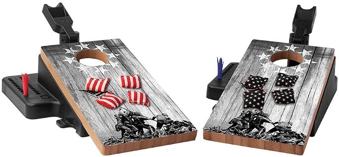 ACA American Cornhole Association Table Top Mini Cornhole Game Set