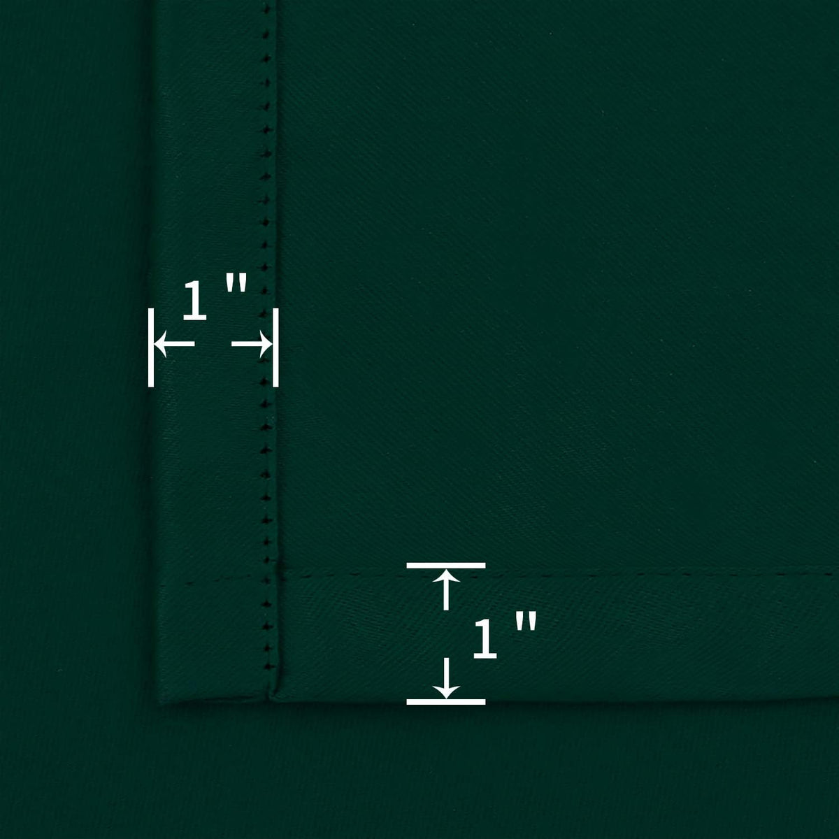 BGment Emerald Green Blackout Curtains 45 Inch Length for Bedroom Window - Small Thermal Insulated Drapes with Rod Pocket for Bathroom Ktichen Cafe Rv Camper, 34 x 45 Inch, 2 Panels