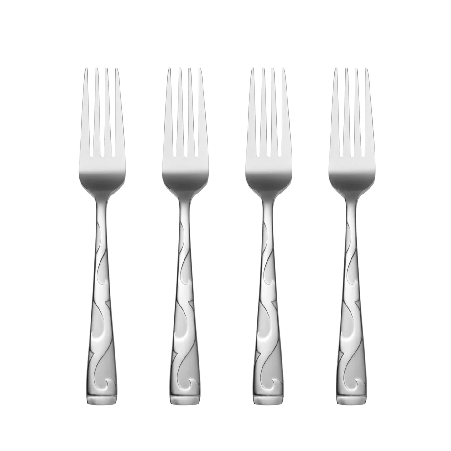 Oneida B340004A Tuscany Everyday Flatware Dinner Forks, Set Of 4