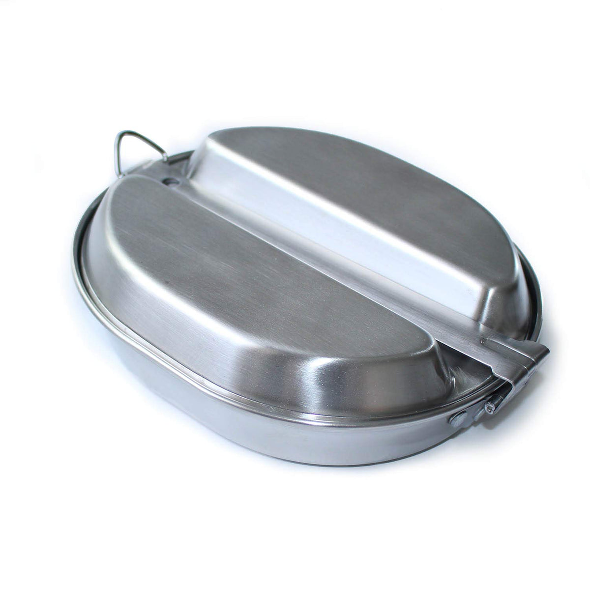 ANQIAO Reproduction WW2 US Military Mess Kits G.I. Lunch Box Stainless Material Collection Outdoor Sports