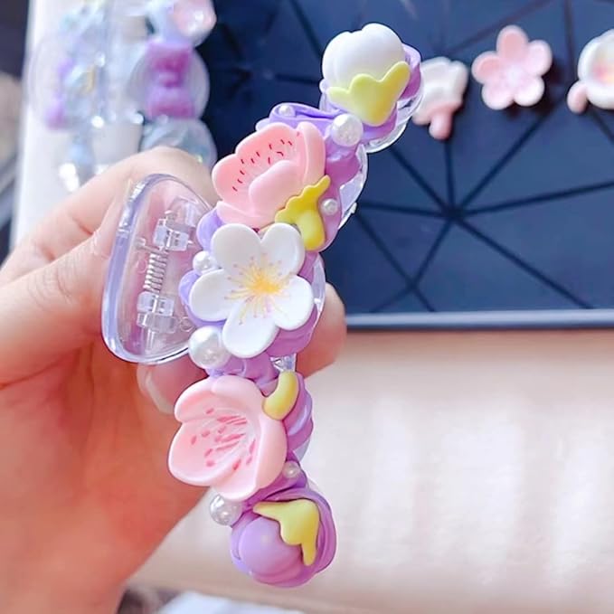 Ulalaza 100pcs Cute Slime Charms Mixed Set Resin Flatback for DIY Craft Making Ornament Scrapbooking Beads Assorted Candy Fruit Cake Trellis