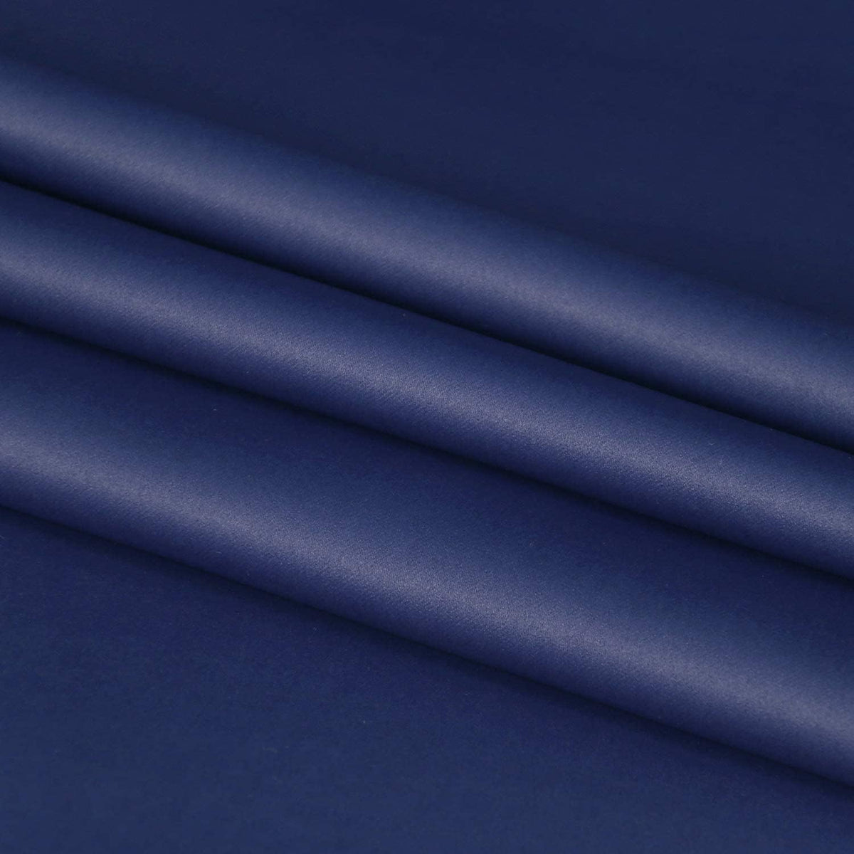 DWCN French Door Curtains – Rod Pocket Thermal Blackout Curtain for Doors with Glass Window, Kitchen and Patio Doors for Privacy, 36 X 72 Inches Long, 1 Curtain Panel with Tieback,Navy Blue
