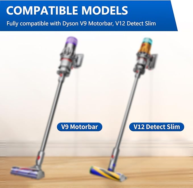 Quick Release Replacement Wand Compatible with Dyson V9, Digital Slim,V12 Detect Slim+,V12 Detect Slim Absolute Vacuum Cleaner, Vacuum Attachment Extension Parts for Home Cleaning 29inch (Blue)