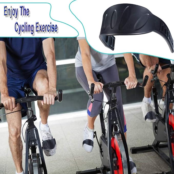 Exercise Bike Pedal Straps, Heavy Duty Adjustable Length Universal Pedal Strap Fits Most Bike Pedals Exercise Bike Bicycle Cycle for Home or Gym