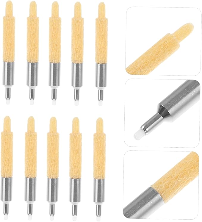 20pcs 0.5mm Fine Tip Replacement Nibs for Paint Markers - Universal Pen Nibs for Refillable Paint Pens- Empty Barrel Accessories for Acrylic Markers