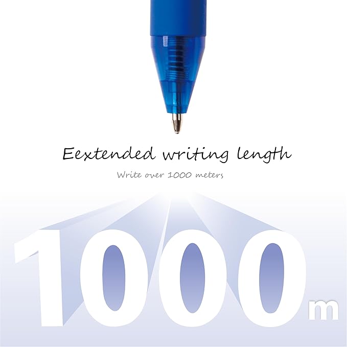 CRYLLIS Pens Bulk, 100Pack Black Pens,Black Ink Ballpoint Pens for Smooth Writing,No Smear,Office Supplies,Back to School Gifts,School Teacher,1.0mm