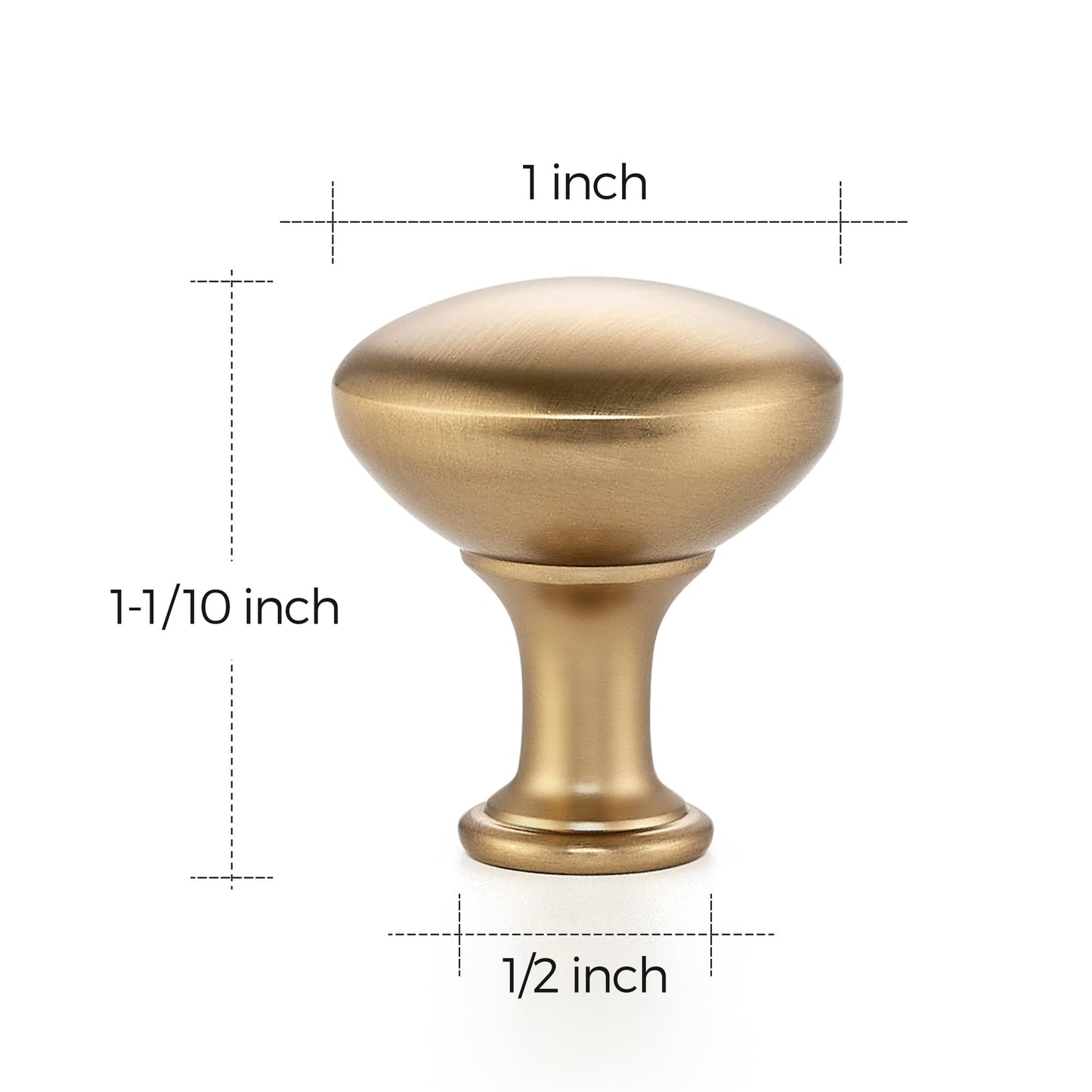 Ravinte 30 Pack 1 Inch Diameter Champagne Bronze Mini Round Solid Kitchen Cabinet Knobs Drawer Pulls for Dresser Closet Door Knobs Drawer Cabinets