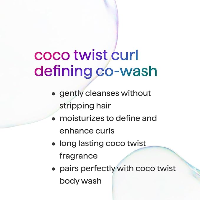 Method Curl Defining Co-Wash, Coco Twist, Coconut Milk + Avocado + Macadamia notes, 13.5oz