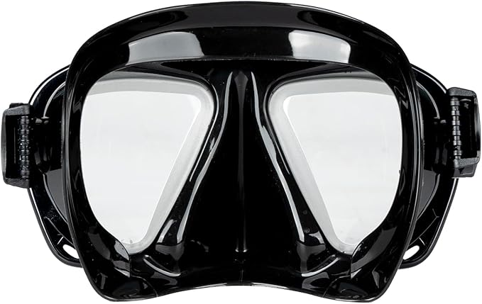 Hyperopia Diving Mask, +2.0 to +5.0 Farsighted Presbyopia Snorkel Mask, Tempered Glass Lens, Anti-Fog Leakproof Silicone Seal for Men Women Underwater Vision