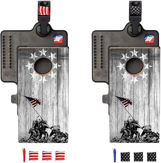 ACA American Cornhole Association Table Top Mini Cornhole Game Set