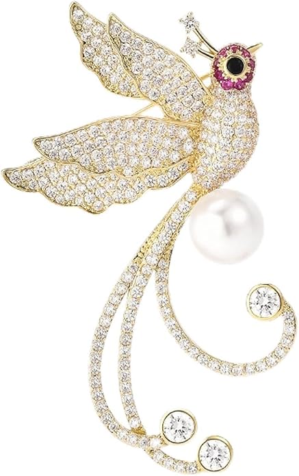 Animal Brooch for Women Girls Rhinestone Animal Brooch Lapel Pin Jewelry Gift for Mom Wife