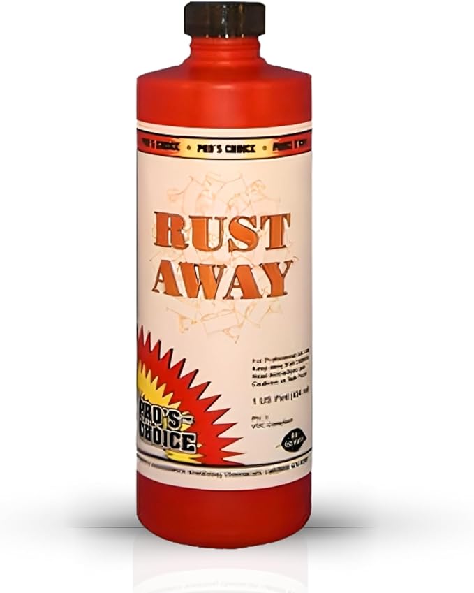 Pro's Choice Rust Away Rust Remover - Powerful Stain Remover & Rust Cleaner - Rust Stain Remover for Carpets, Upholstery, and Surfaces - Bathroom Stain Remover for Multiple Surfaces (16 fl. oz)
