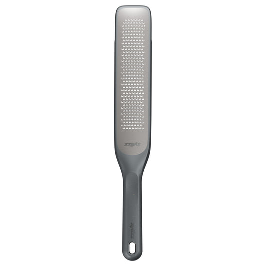 Zyliss Rasp Grater - Handheld Grater with Stainless Steel Blade & Wheat Straw Handle - Ideal for Hard Cheese, Chocolate, Ginger, & More - Protective Cover Doubles as Scraper