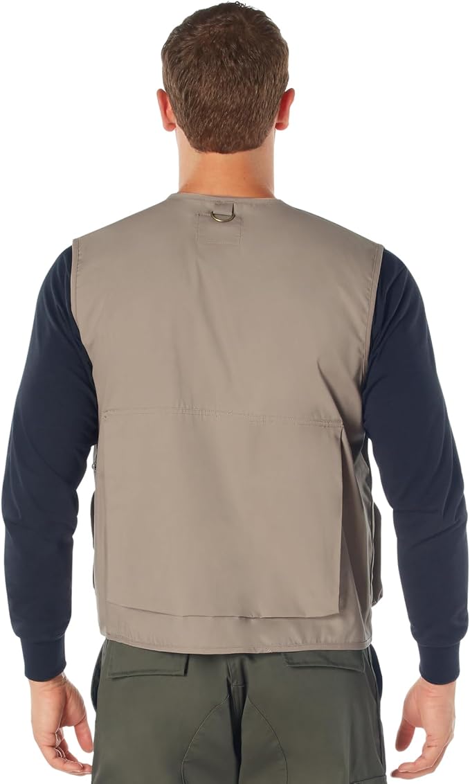 Rothco Uncle Milty Travel Vest - Outdoor Fishing Camping 17 Cargo Pocket Jacket