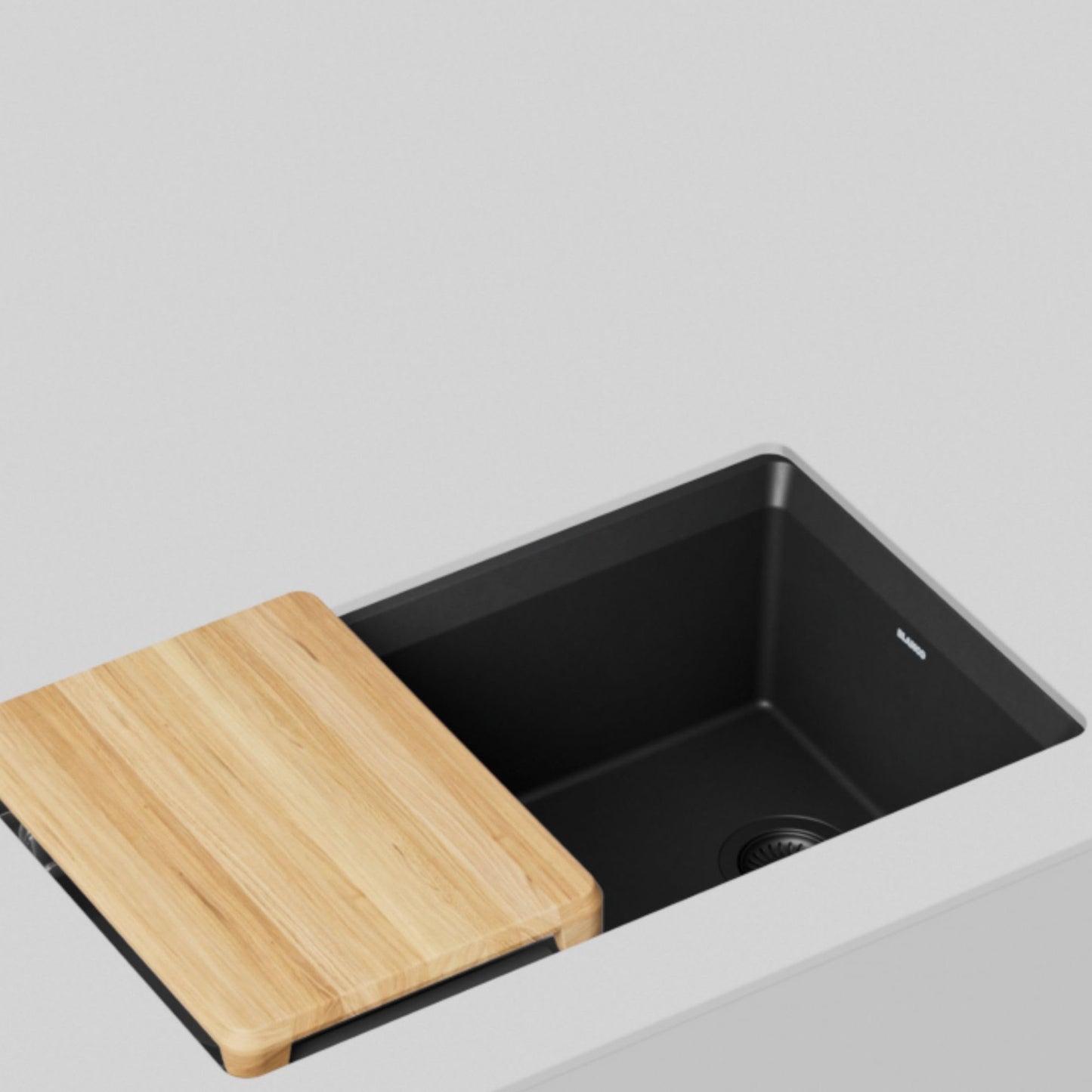 Blanco Inteos 33" Undermount Single Basin Granite Composite Kitchen Sink with Colander and Cutting Board