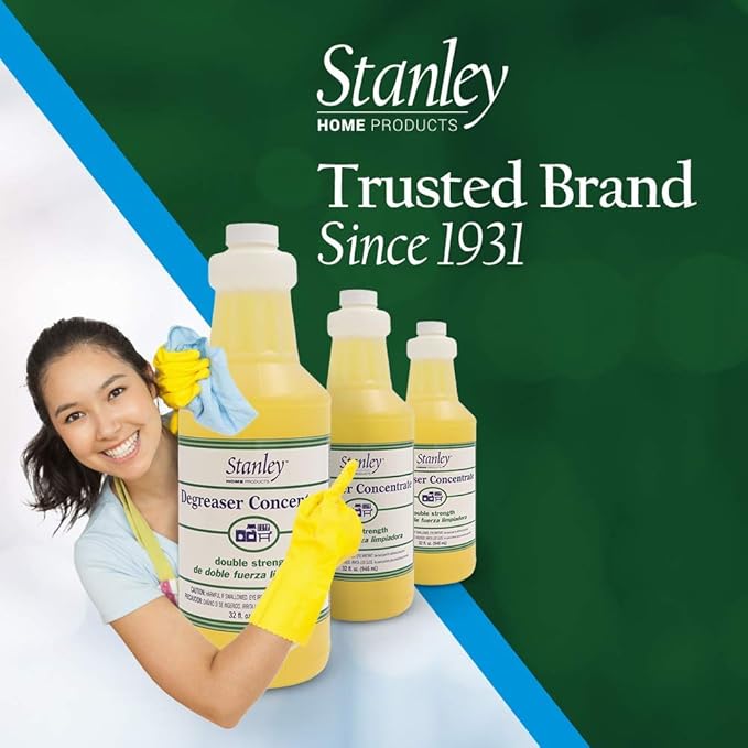 STANLEY HOME PRODUCTS Degreaser Concentrate - Makes 64 Gallons - Removes Stubborn Grease & Grime - Multipurpose Cleaner for Home & Commercial Use
