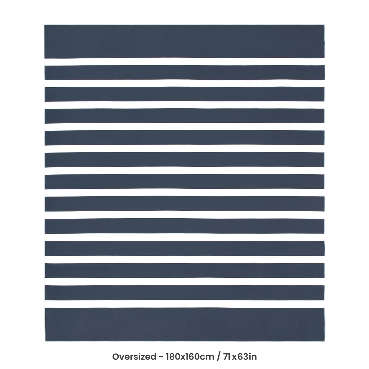 SummerSand Microfiber Beach Towel XXL Oversized (71 x 63 in) - Quick Dry, Sand Free - Compact and Lightweight for Travel - Recycled Materials - Extra Large Beach Blanket – Deep Blue