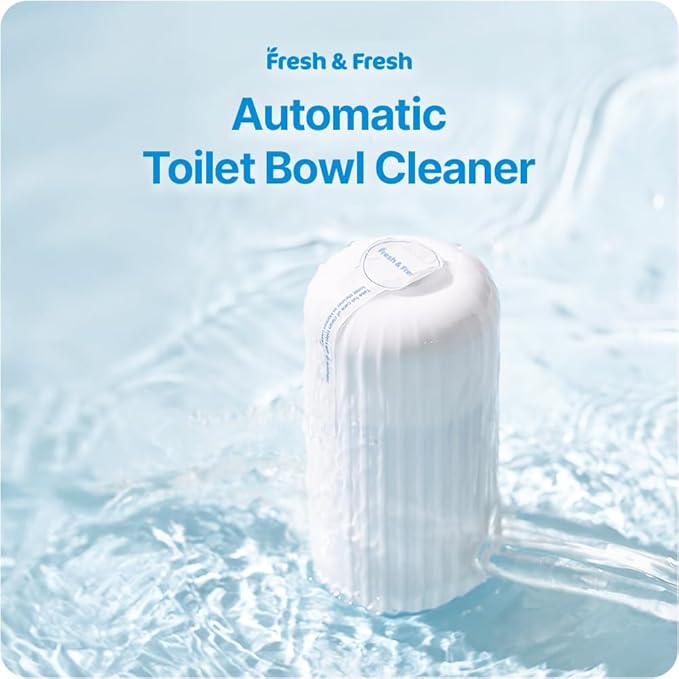Fresh & Fresh Automatic Toilet Bowl Cleaners - 5 Bottles(UPTO 2500 FLUSHES/Bottle), Commercial and Residential Cleaner 3-4 MONTH Lasting Toilet Bowl Cleaner Bottle