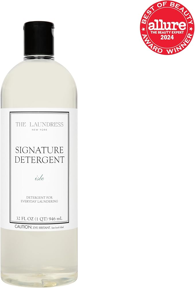 The Laundress Signature Isle Detergent, Coastal Inspired Scent, Concentrated Laundry Detergent Liquid, Tough on Stains, Isle Scent, 32 oz.