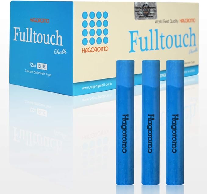 Hagoromo Fulltouch Color Chalk 1 Box [72 Pcs/Blue]