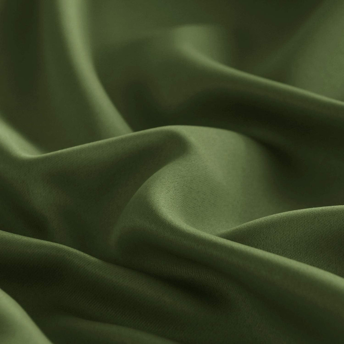 DWCN French Door Curtains – Rod Pocket Thermal Blackout Curtain for Doors with Glass Window, Kitchen and Patio Doors for Privacy, 54 X 72 Inches Long, 1 Curtain Panel with Tieback, Olive Green