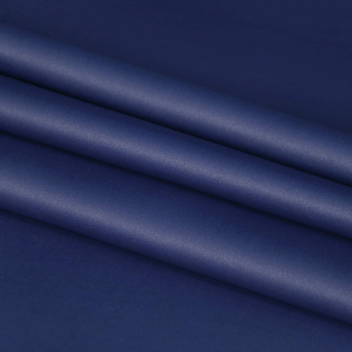 DWCN French Door Curtains – Rod Pocket Thermal Blackout Curtain for Doors with Glass Window, Kitchen and Patio Doors for Privacy, 54 X 72 Inches Long, 1 Curtain Panel with Tieback, Navy Blue