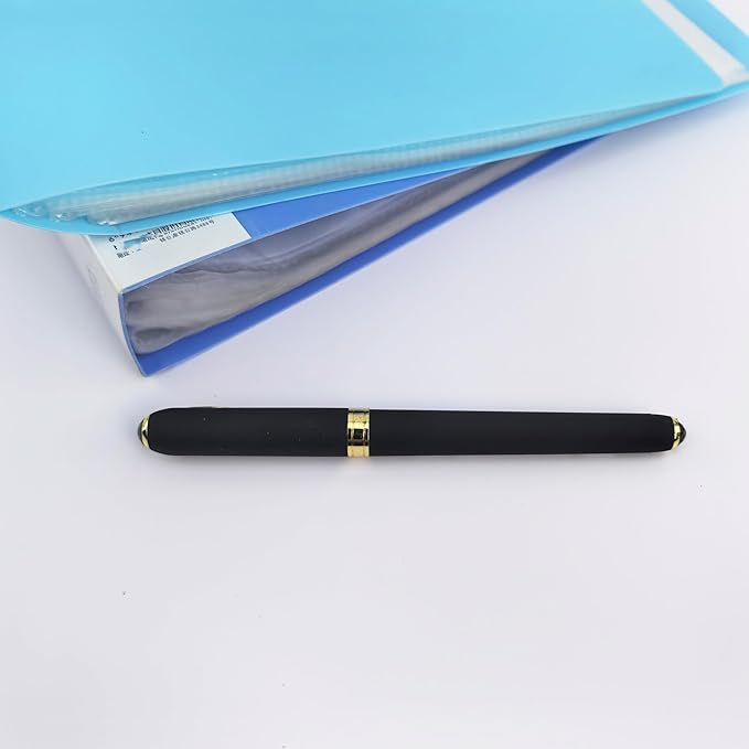 Fengtaiyuan 10P18Pro, Gel Ink Rollerball Pens, Black Ink, Bold Point 1.0mm, Writting Pens, Smooth, 18 Pack (Black-1.0mm)
