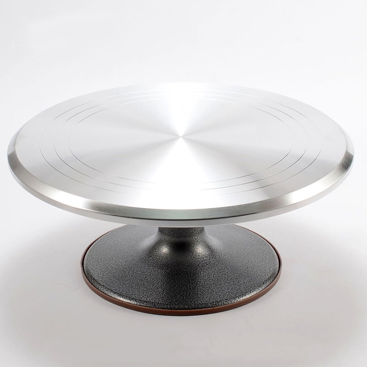 Rotating Cake Turntable, 14" Aluminum Revolving Cake Stand, Cake Spinner Display Tray Plate Tools Accessories for Baking Cupcakes, Pastries and Cake Decorations