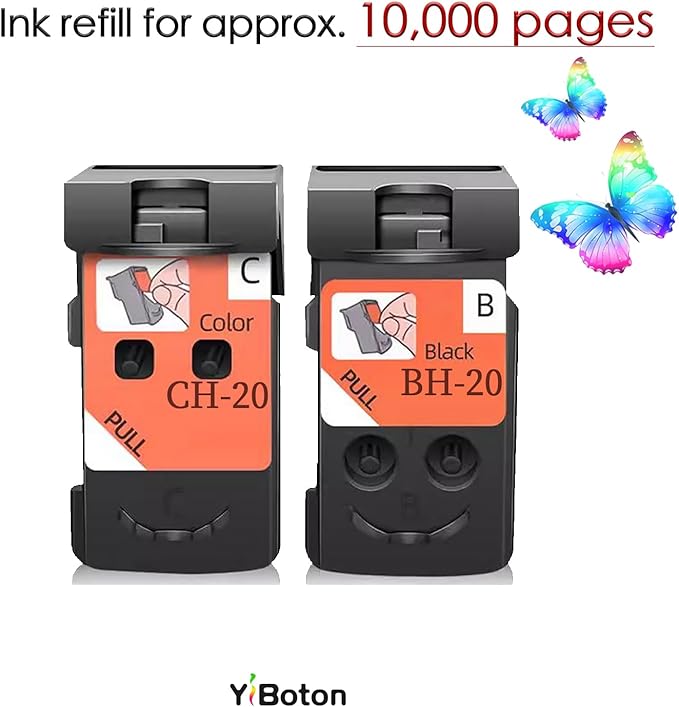 BH-20 CH-20 Printhead Replacement for Canon PIXMA G7020 G6020 G5020 G1220 G1230 G2260 G2270 G3260 G3262 G3270 and G4270 MegaTank All-in-one Printer Head Ink cartridges 8026 8035 Set Combo Pack