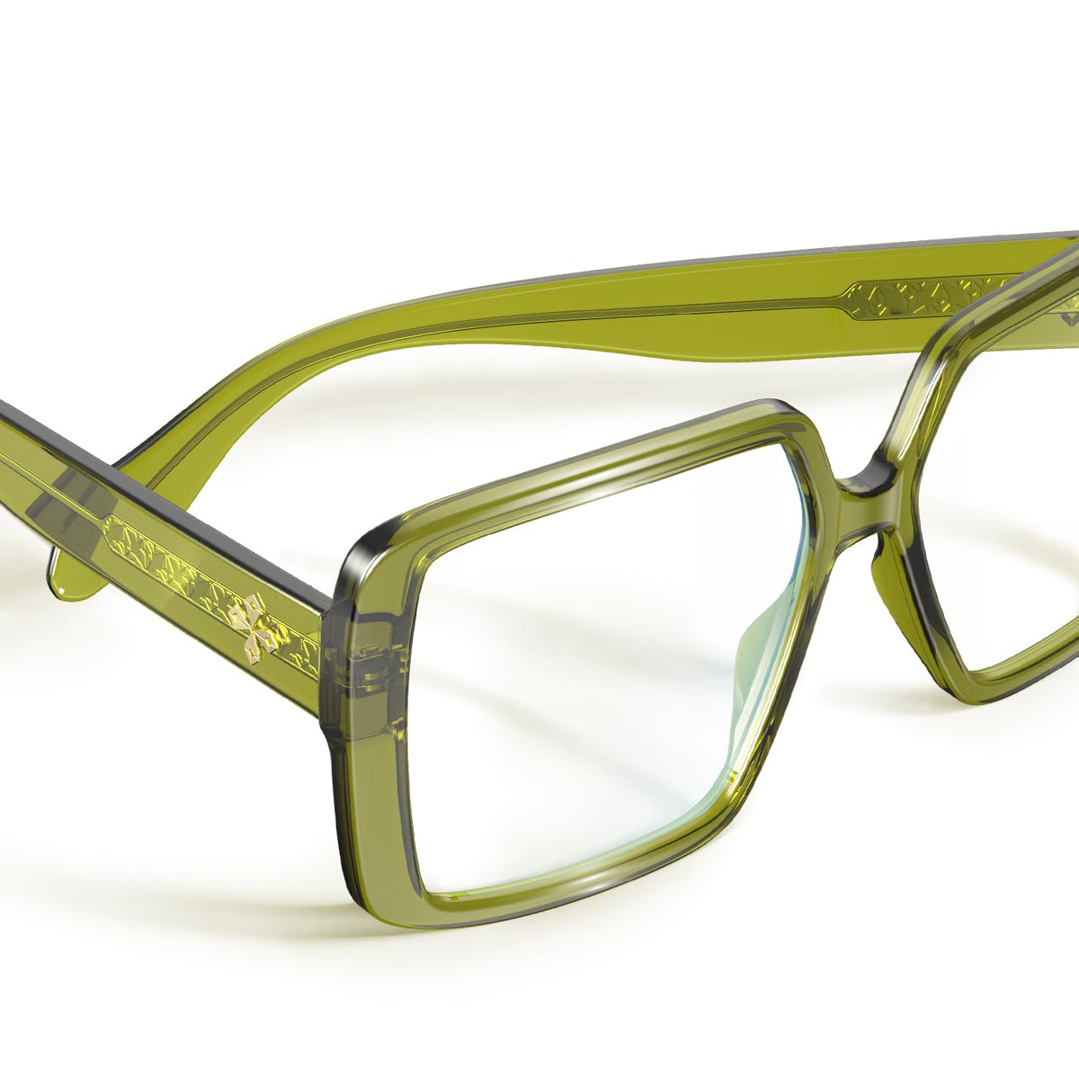 VISOONE Oversized TR90 Blue Light Blocking Glasses Fashion Accessories Non Prescription for Women Harvard