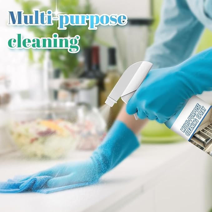 Spray Splash Cleaner, 2025 New Multi Purpose Cleaning Spray, Powerful Degreaser Sprays for Kitchen, Easy to Use Grime Remover for Household Cleaning, Convenient Handheld Cleaner for Home Family (2)