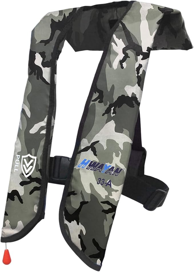 Automatic Inflatable Life Jacket | Inflatable PFD Jackets for Adults|Kayak Life Vest | for Outdoor Water Sports | Fishing Sailing | Jet Skiing | Supports up to 330 lbs